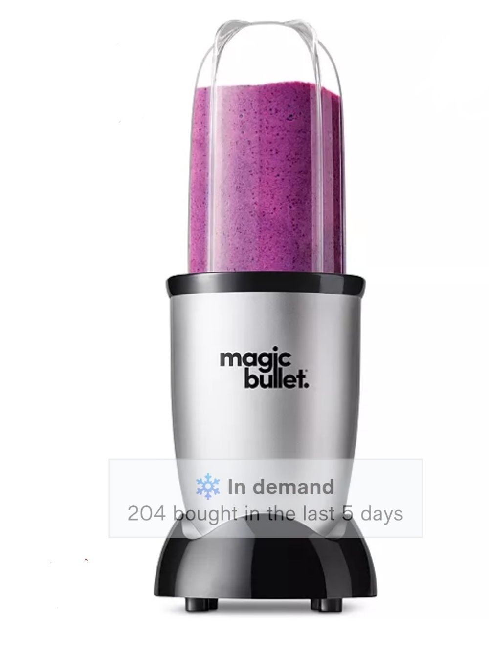 Magic Bullet Single-Serve Blender with Purple Jar